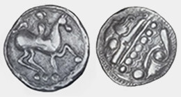 Münze aus dem Münzhort von Silindia