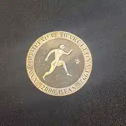 Münze Olympiade 1992 Barcelona Silber 925